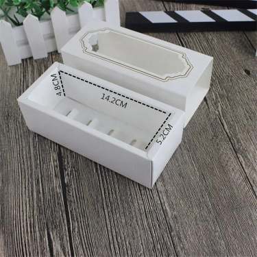 Macaronbox 5er mit Fenster