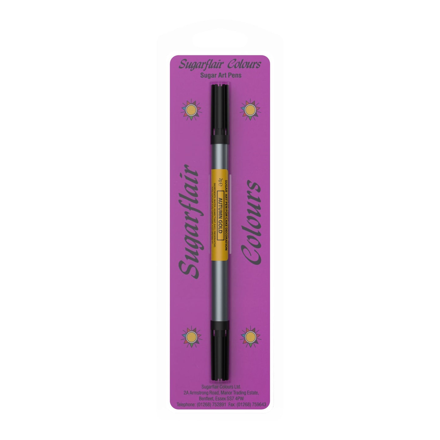 Sugarflair Sugar Art Pen Autumn Gold