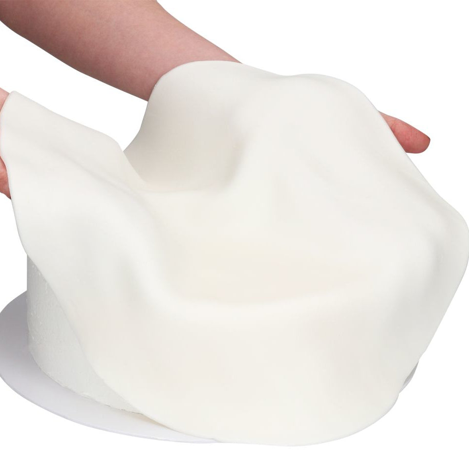 FunCakes Fondantdecke bright white fertig ausgerollt 36cm