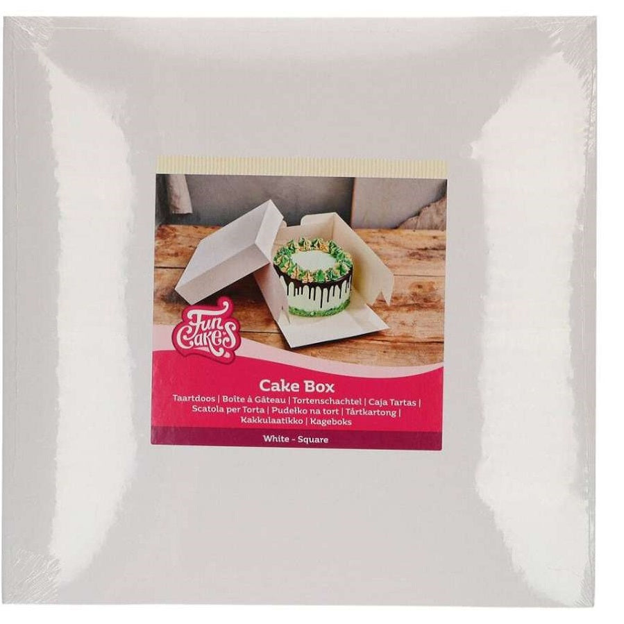 Tortenschachtel weiß 30x30x15cm