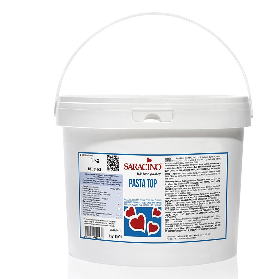 Saracino Fondant Pasta Top weiß 5kg