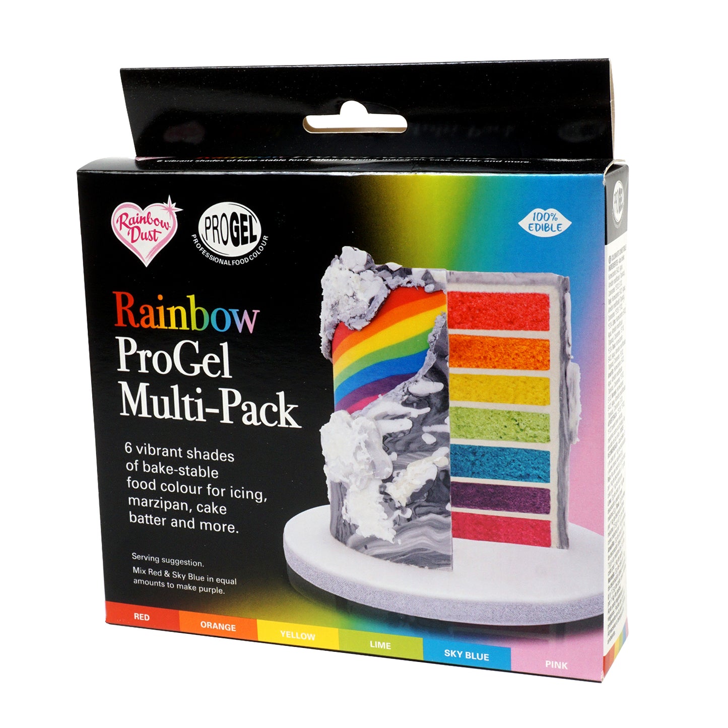 ProGel Multi-Pack – Rainbow Mix aus 6 Backfarben