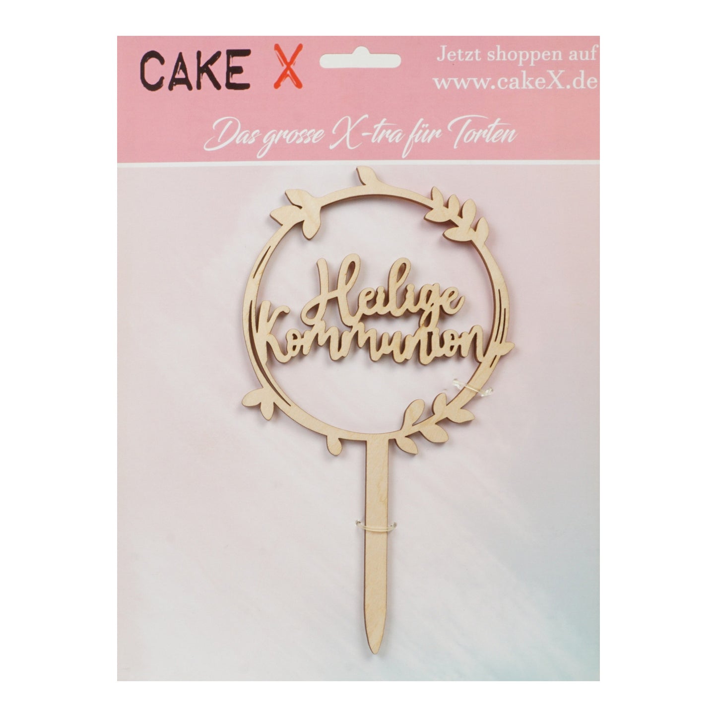 Caketopper "Heilige Kommunion" im Kreisdesign