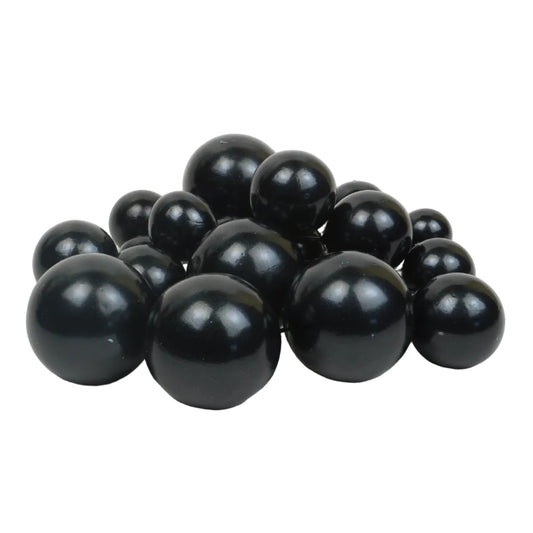 Deko Kugeln Set schwarz Perlmutt ( 20 Stück ) 2