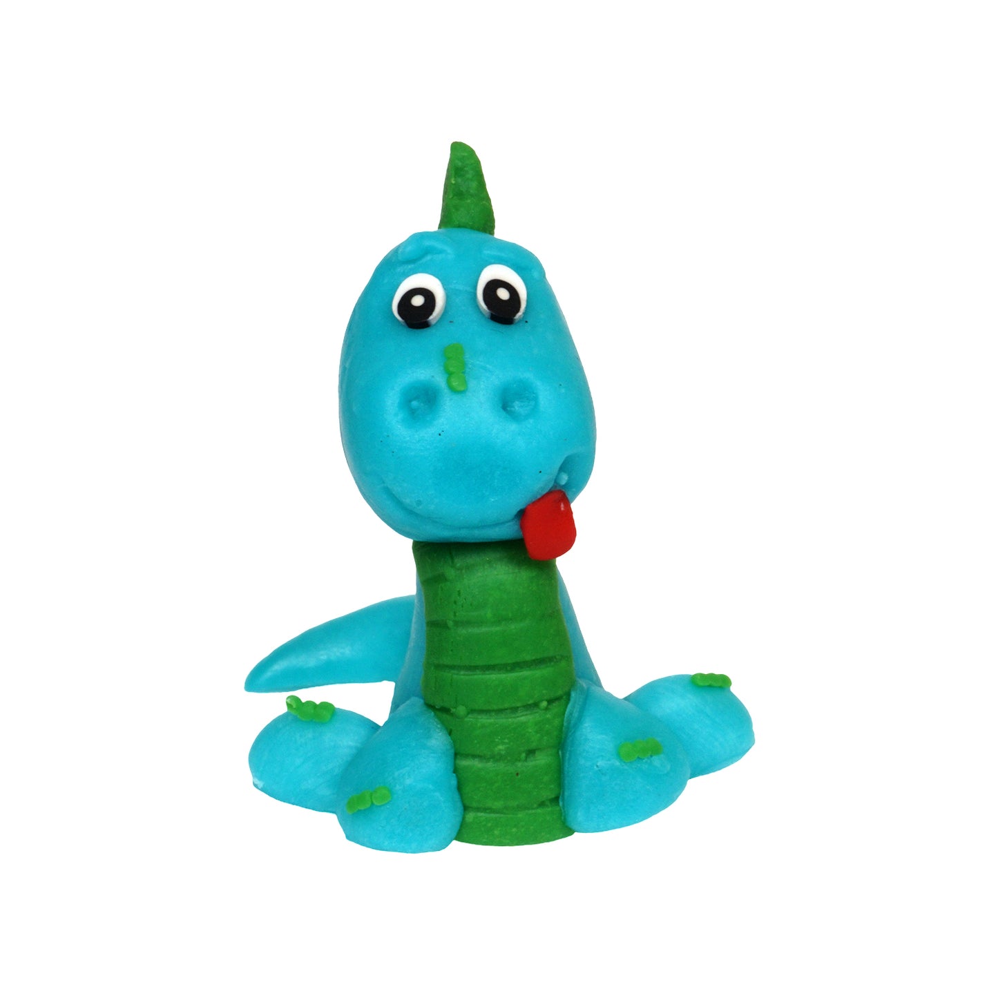 Dino blau grün Tortendeko 6cm