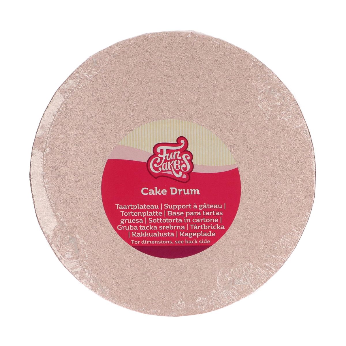 Cakeboard 20m 12mm rose gold