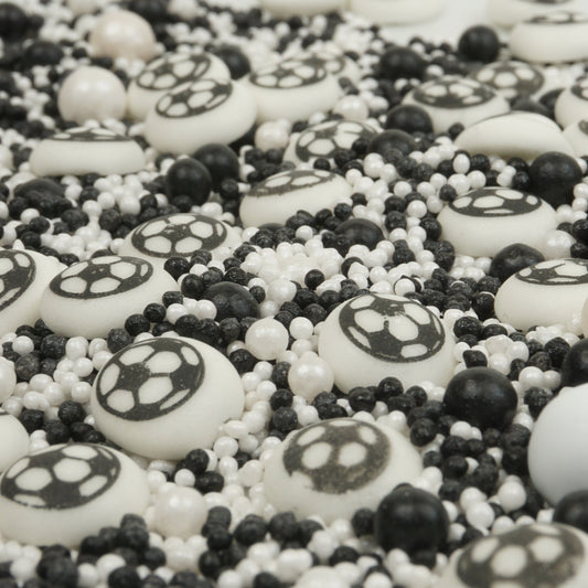 Fussball Schwarz Weiss details