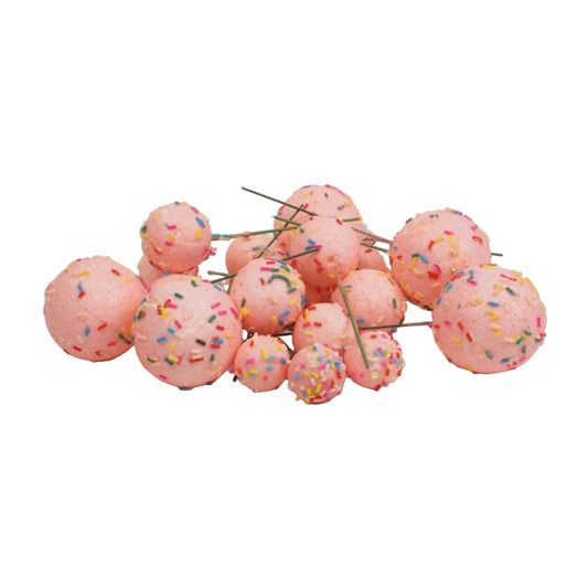 Kugeln rosa Streusel / Bild 2