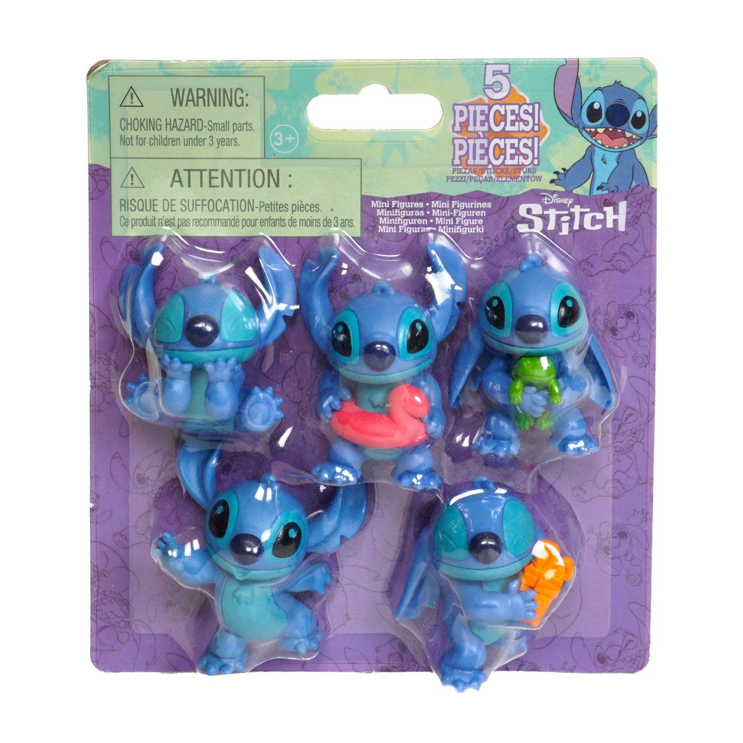 Stitch Figuren Tortendeko 5er Set groß