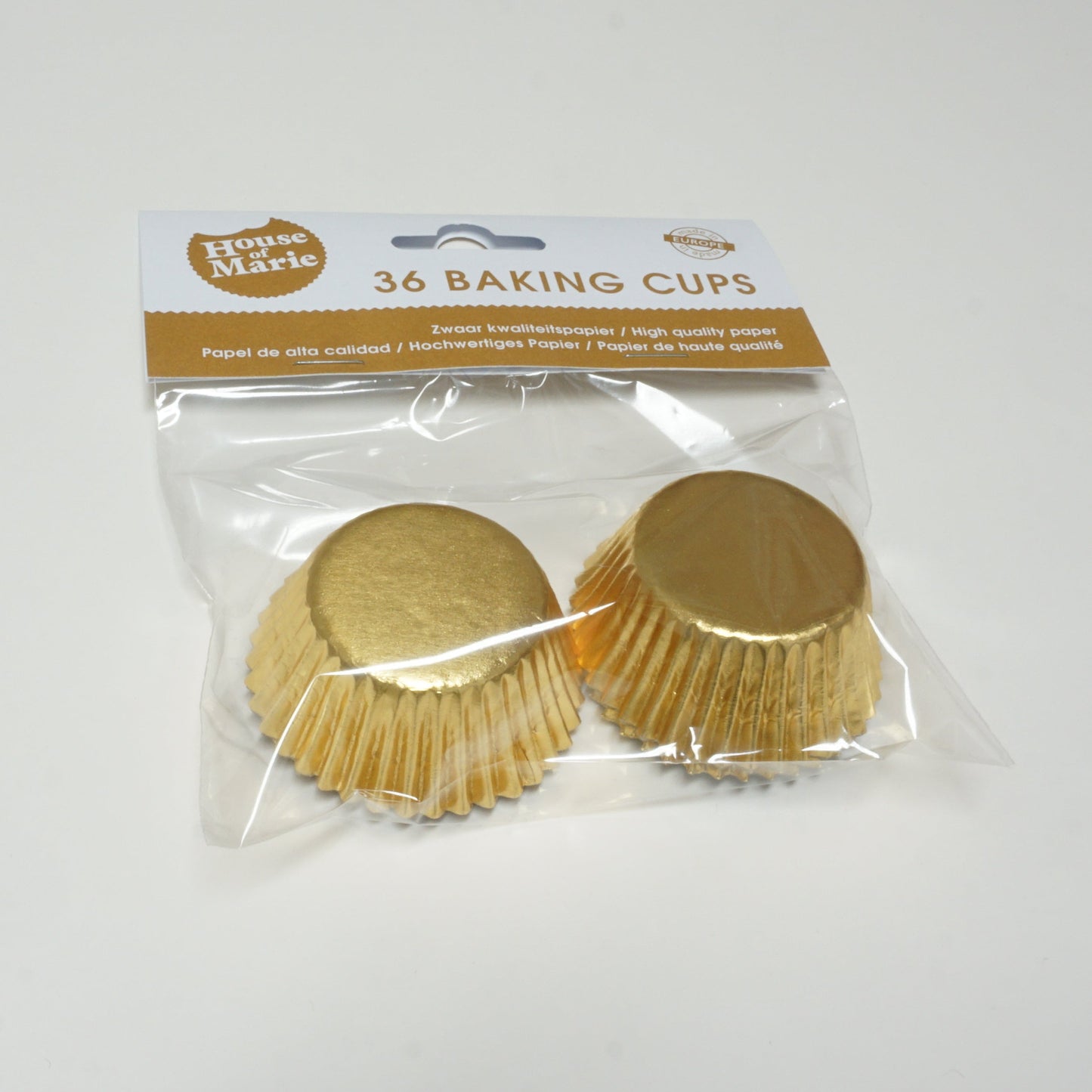 Mini-Muffinsförmchen Gold