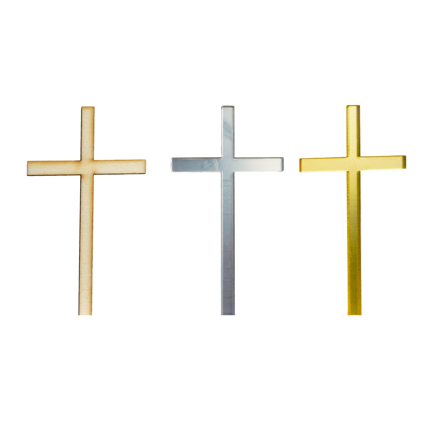 Kreuz ohne Stecker Seitentopper / Dünn
