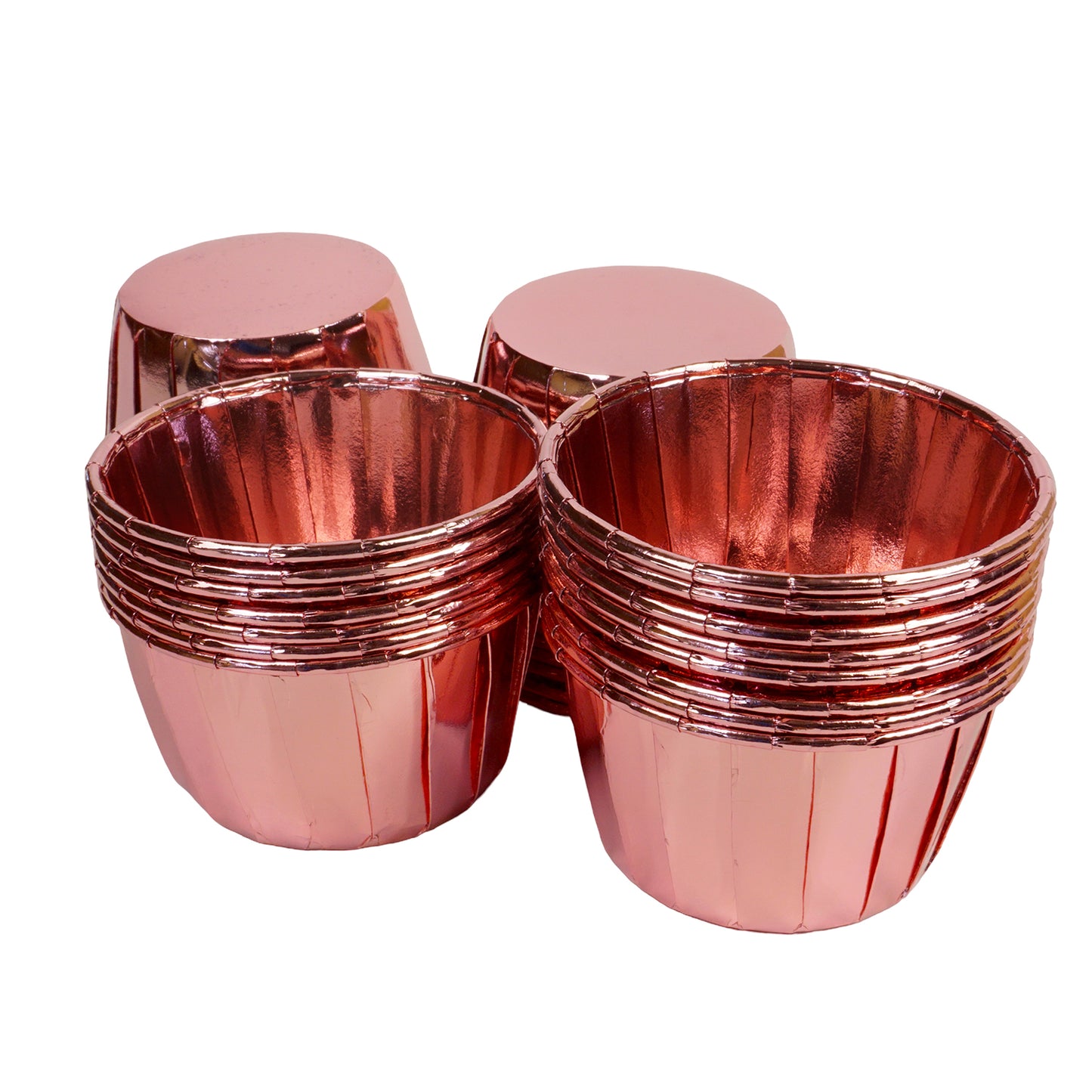 Muffinförmchen in Rosé