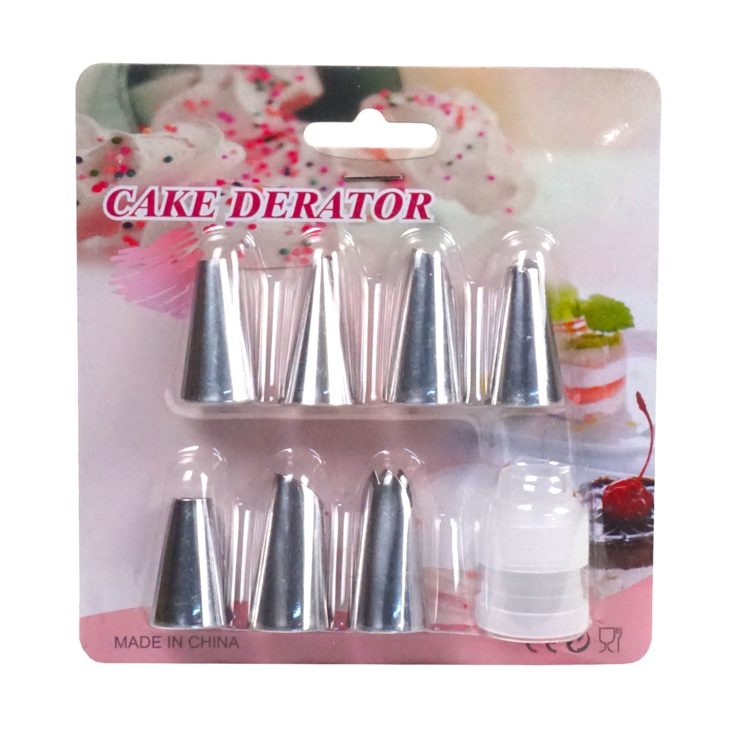 Spritztüllen Set 8 teilig mit Adapter
