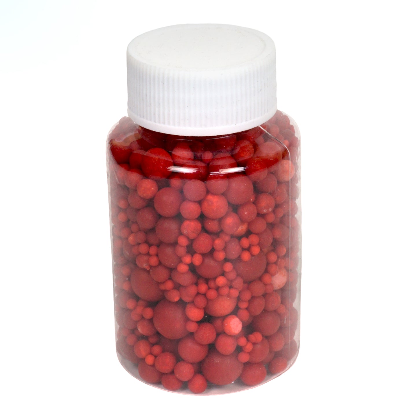 Zuckerperlen, rot, 3,4,5,7,10mm 100g