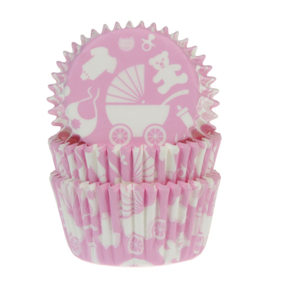 Muffinförmchen Newborn baby pink 50 Stück