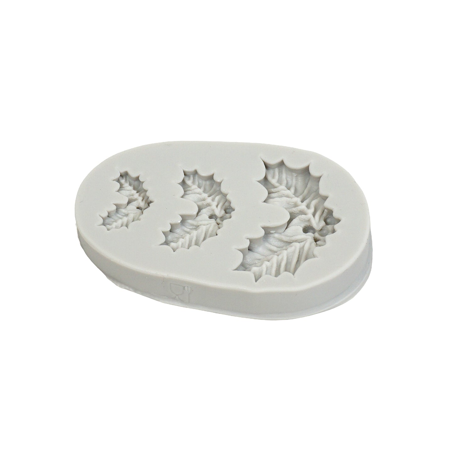 Silikon-Mould „Stechpalmenblätter“ – 3 Größen