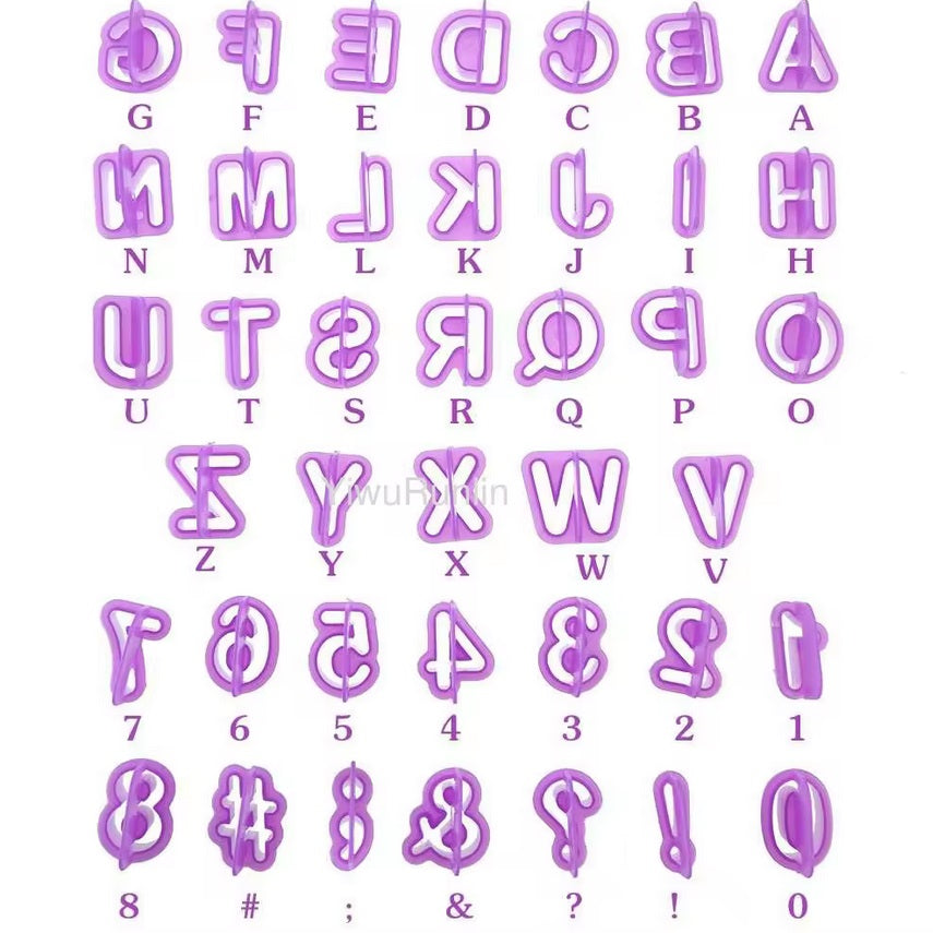 Buchstaben und Zahlen Set ( 40 teilig )