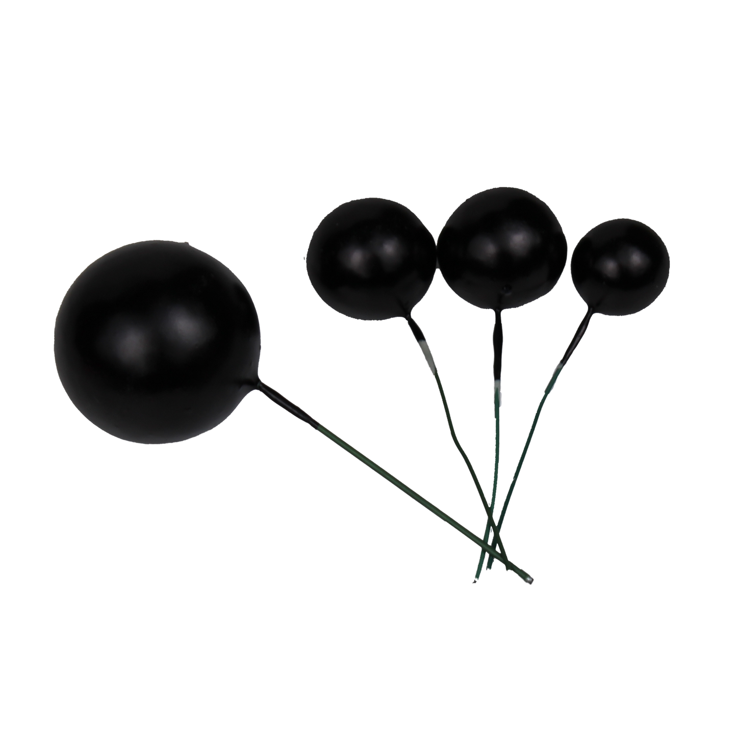 Deko Kugeln Set schwarz ( 20 Stück )