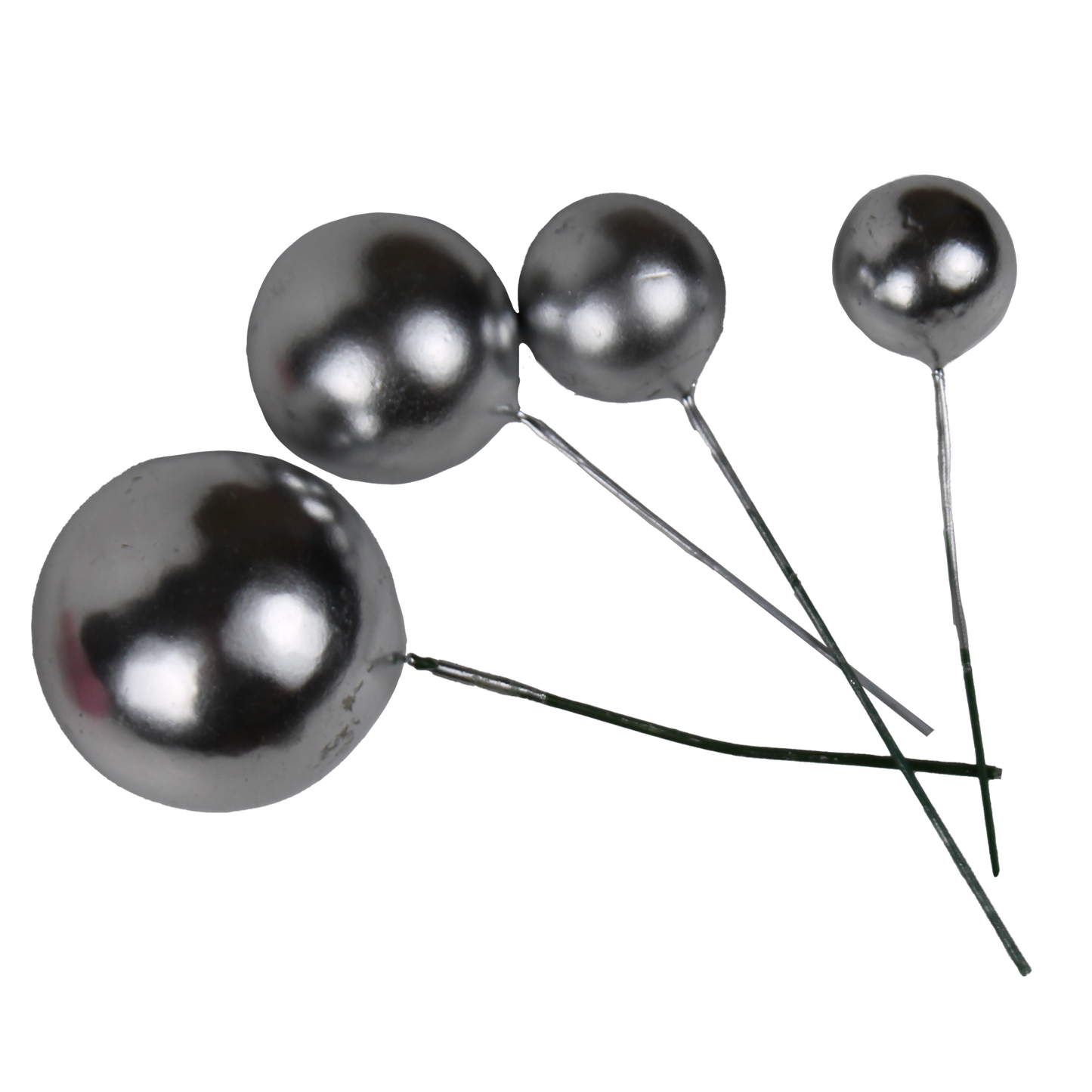 Deko Kugeln Set silber ( 20 Stück )