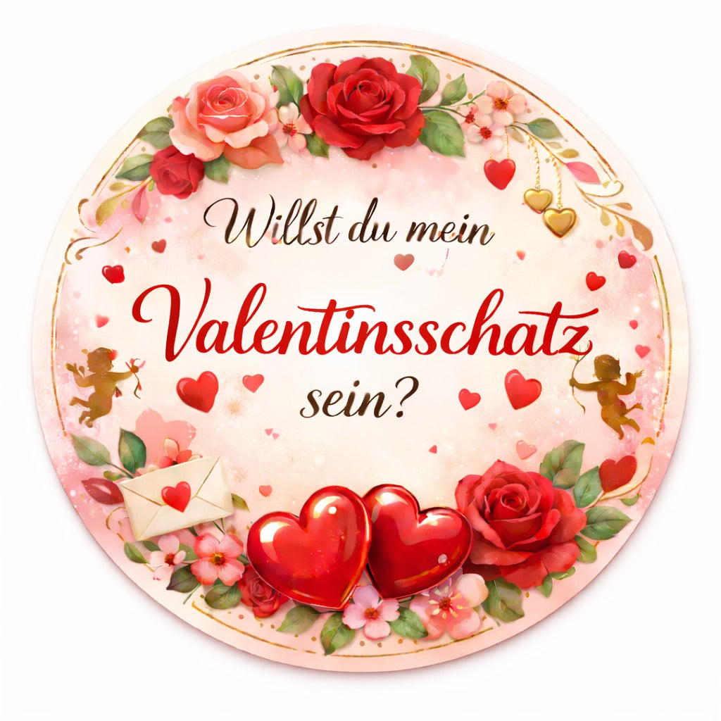 Valentinstag Fondantpapier Aufleger