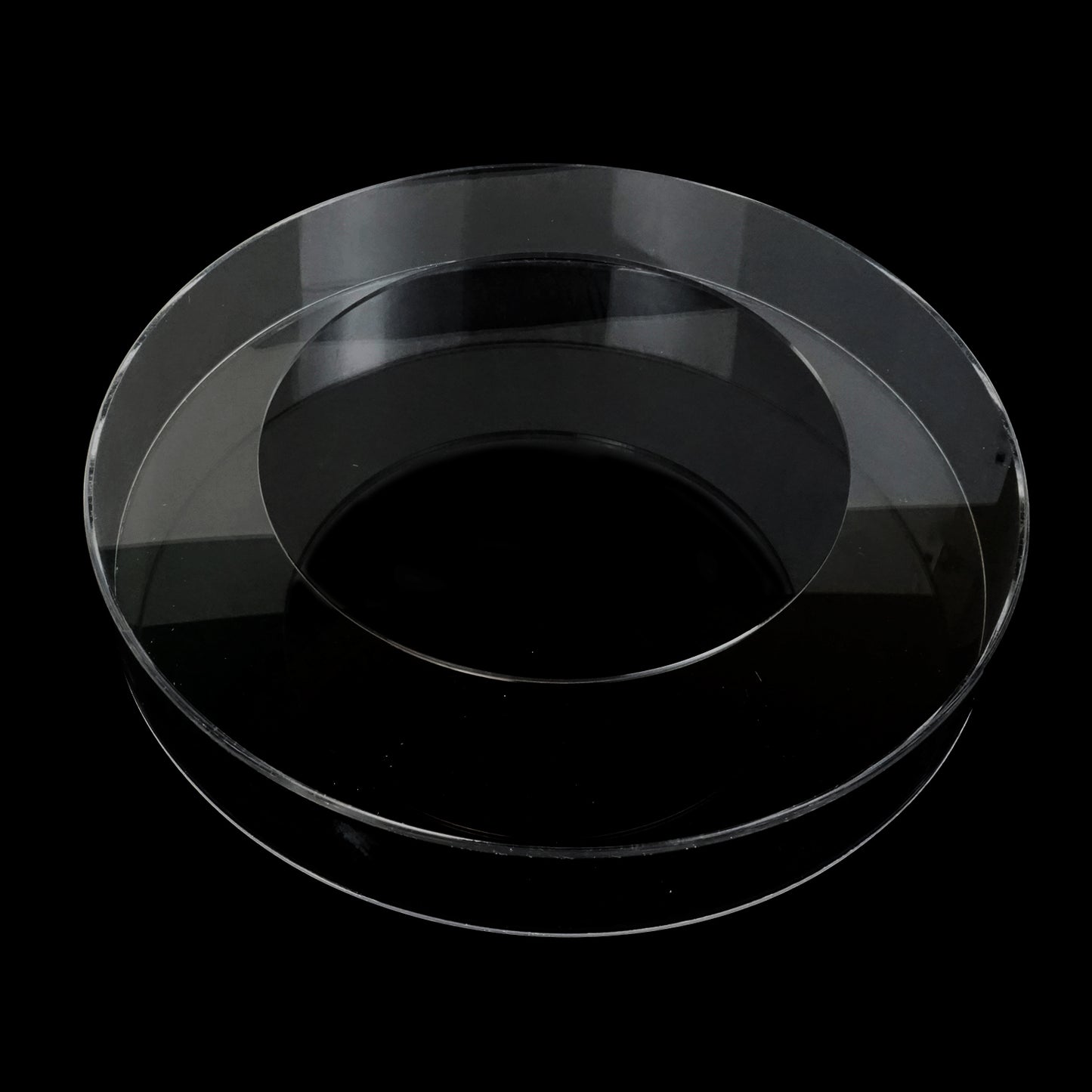 Durchsichtiger Tortendummy Durchmesser 30cm Höhe 5cm Tortentrenner Acryl