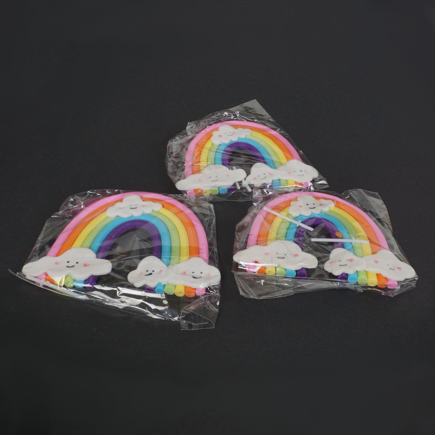 Regenbogen "Cloudy Rainbow" Tortendekoration