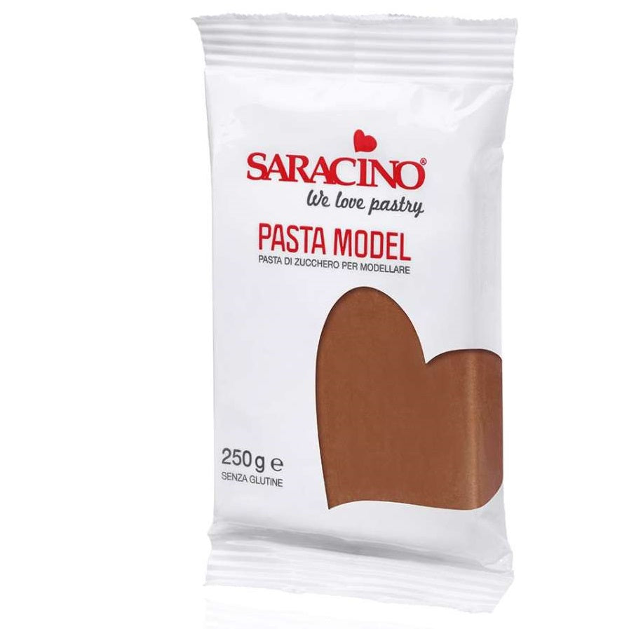 Saracino Modellierfondant braun 250g