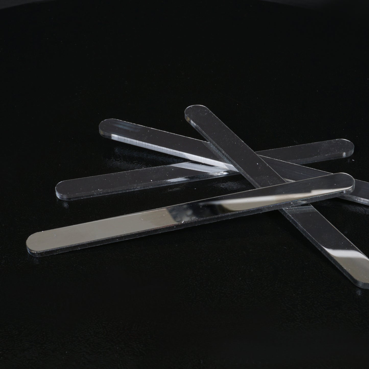 10x Silber Cakesicles Stiele aus Acryl