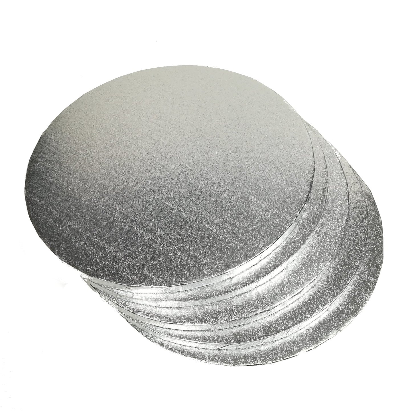 10x Cakeboards 25cm 12mm silber grapes