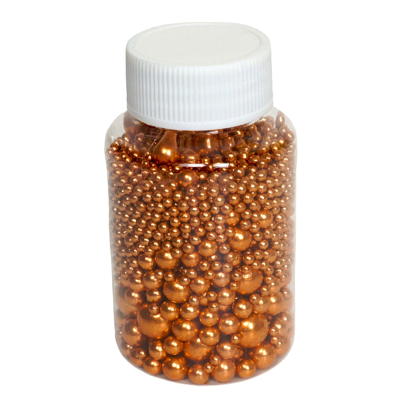 Zuckerperlen KupferMix 3,4,5,7,10mm 100g