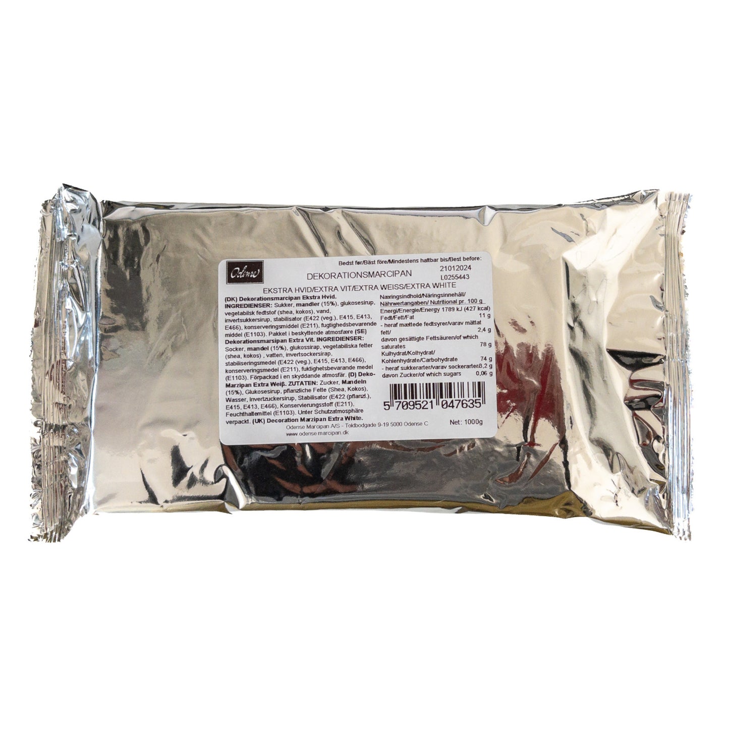 Odense Marzipan 1kg weiß