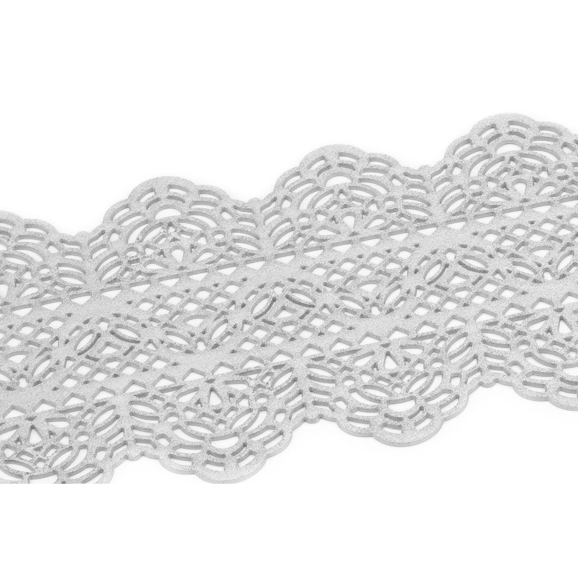 Spitzendekor Dentelle silber