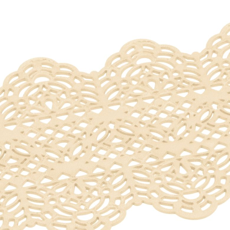 Spitzendekor Dentelle cremeweiß