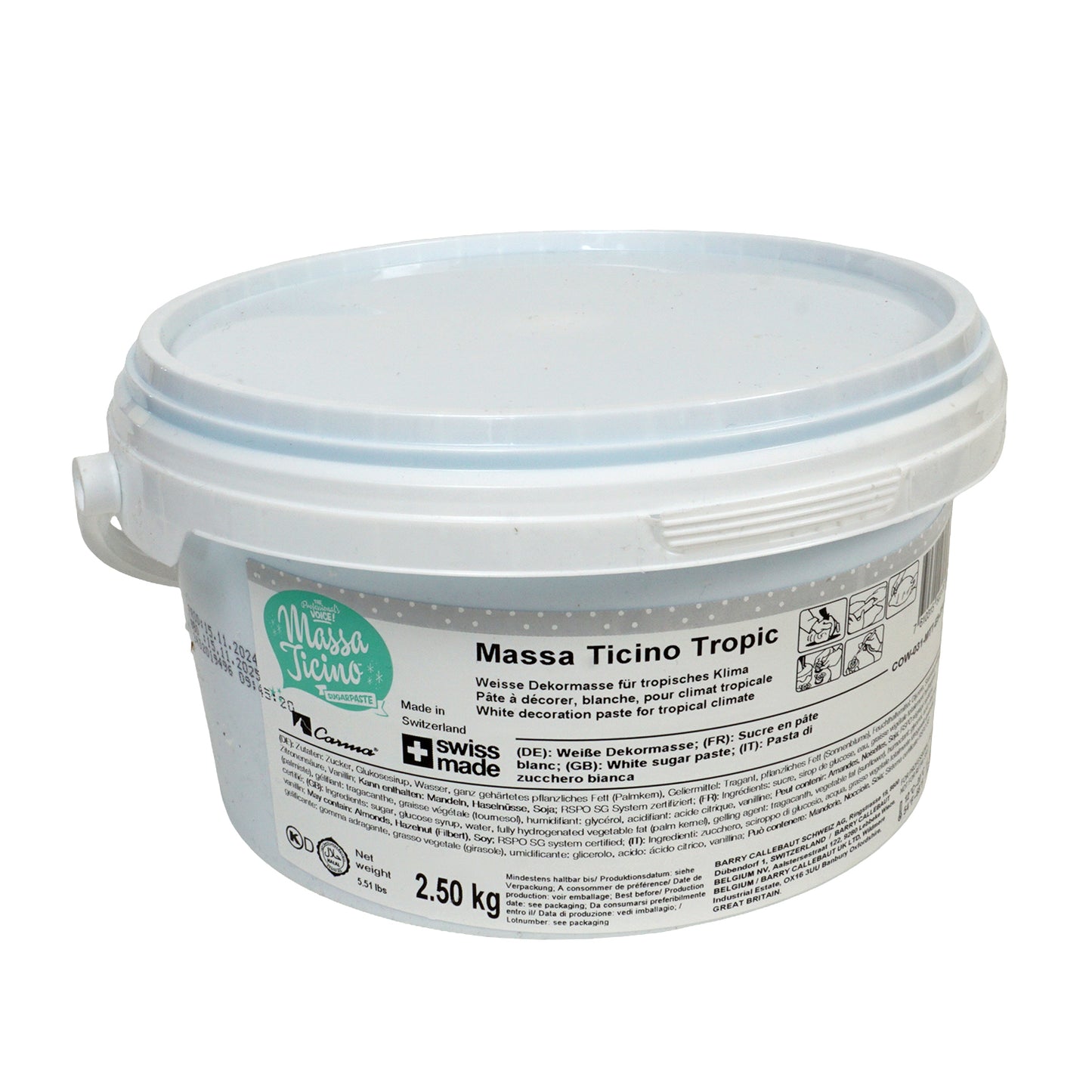 Massa Ticino Tropic weiß 2,5kg