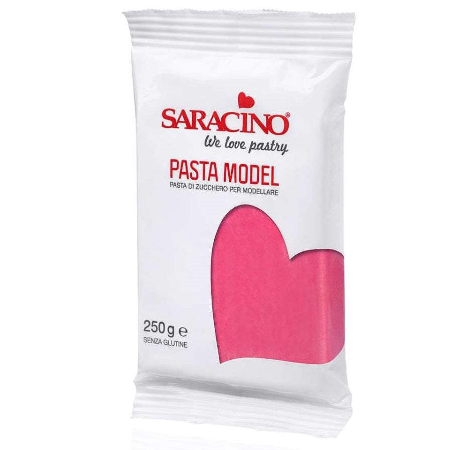 Saracino Modellierfondant fuchsia 250g