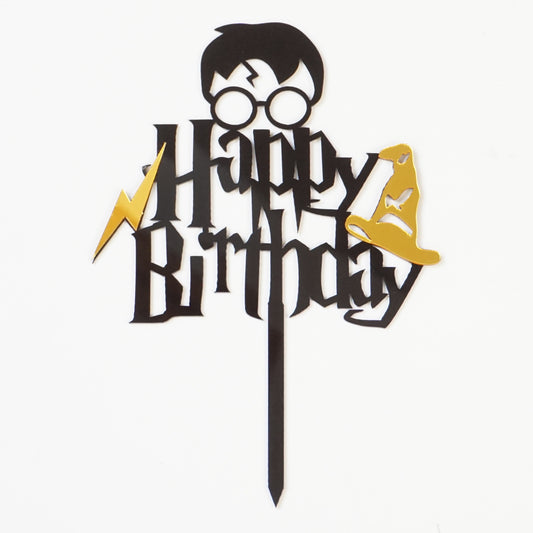 Harry Potter Caketopper mit Gesicht und Brille