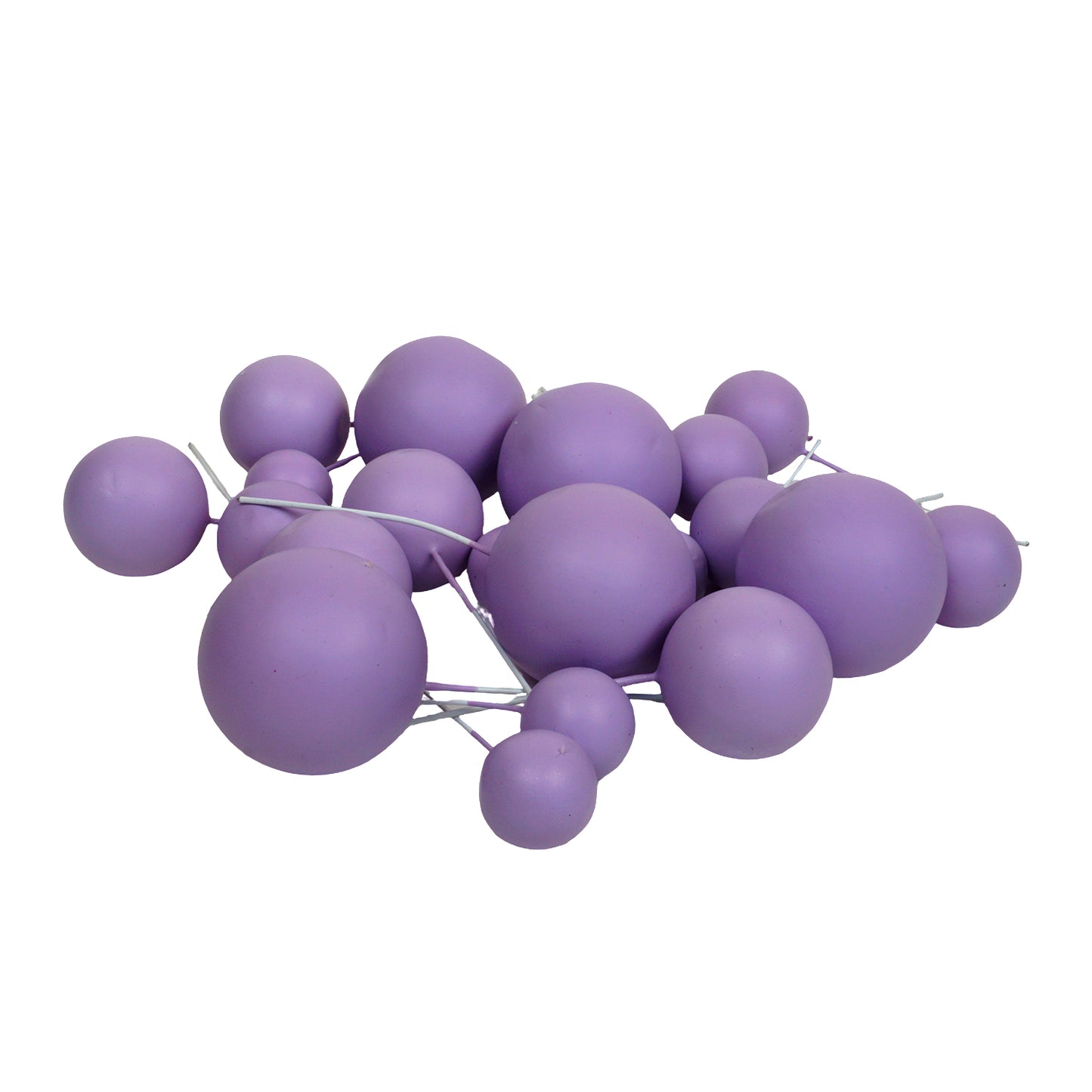Deko Kugeln Set violett, hell ( 20 Stück )