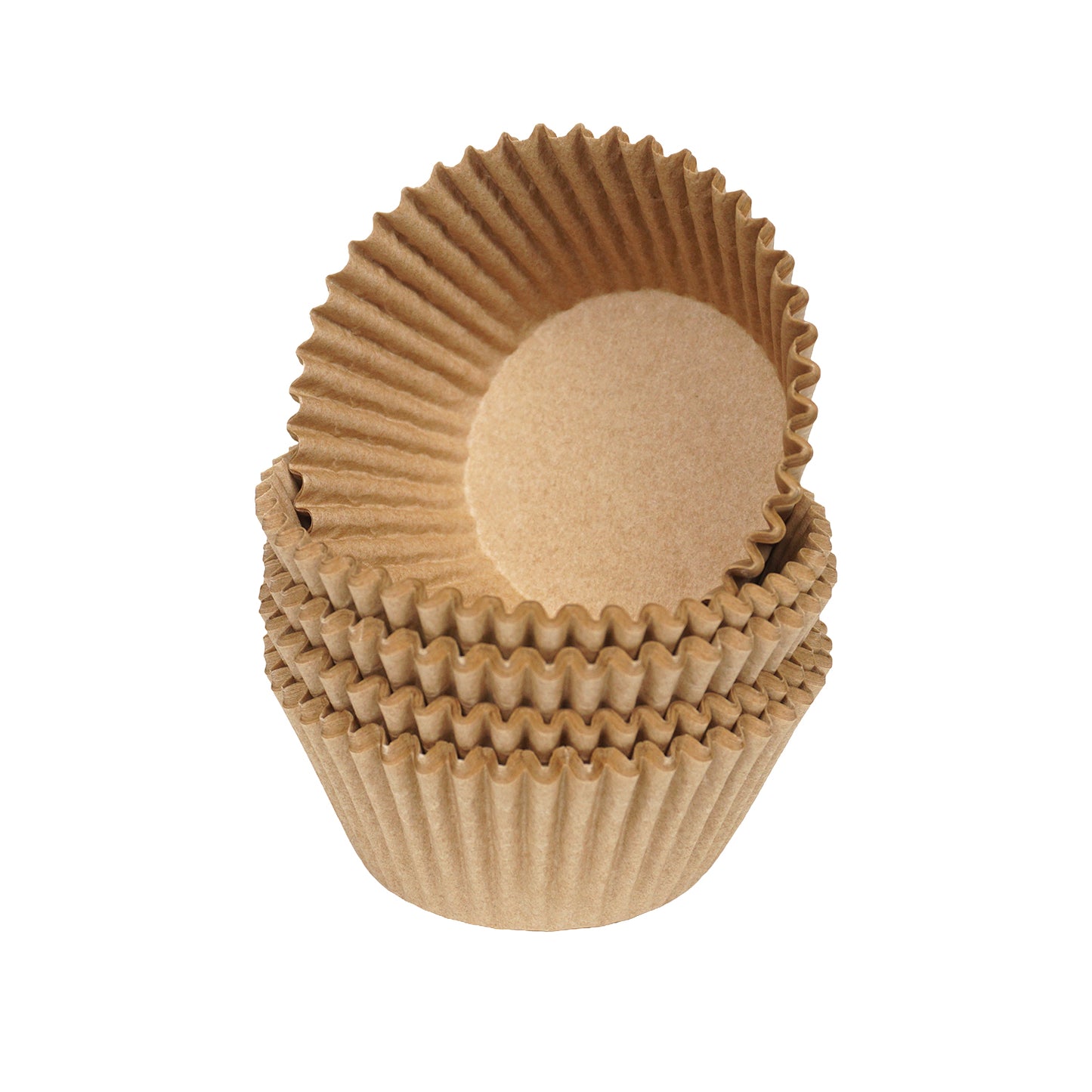 Braune Muffinförmchen