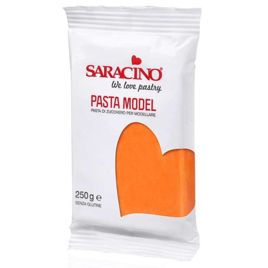 Saracino Modellierfondant orange 250g