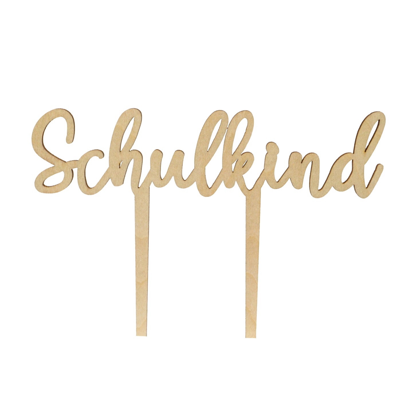 Schulkind Holz Kuchenstecker
