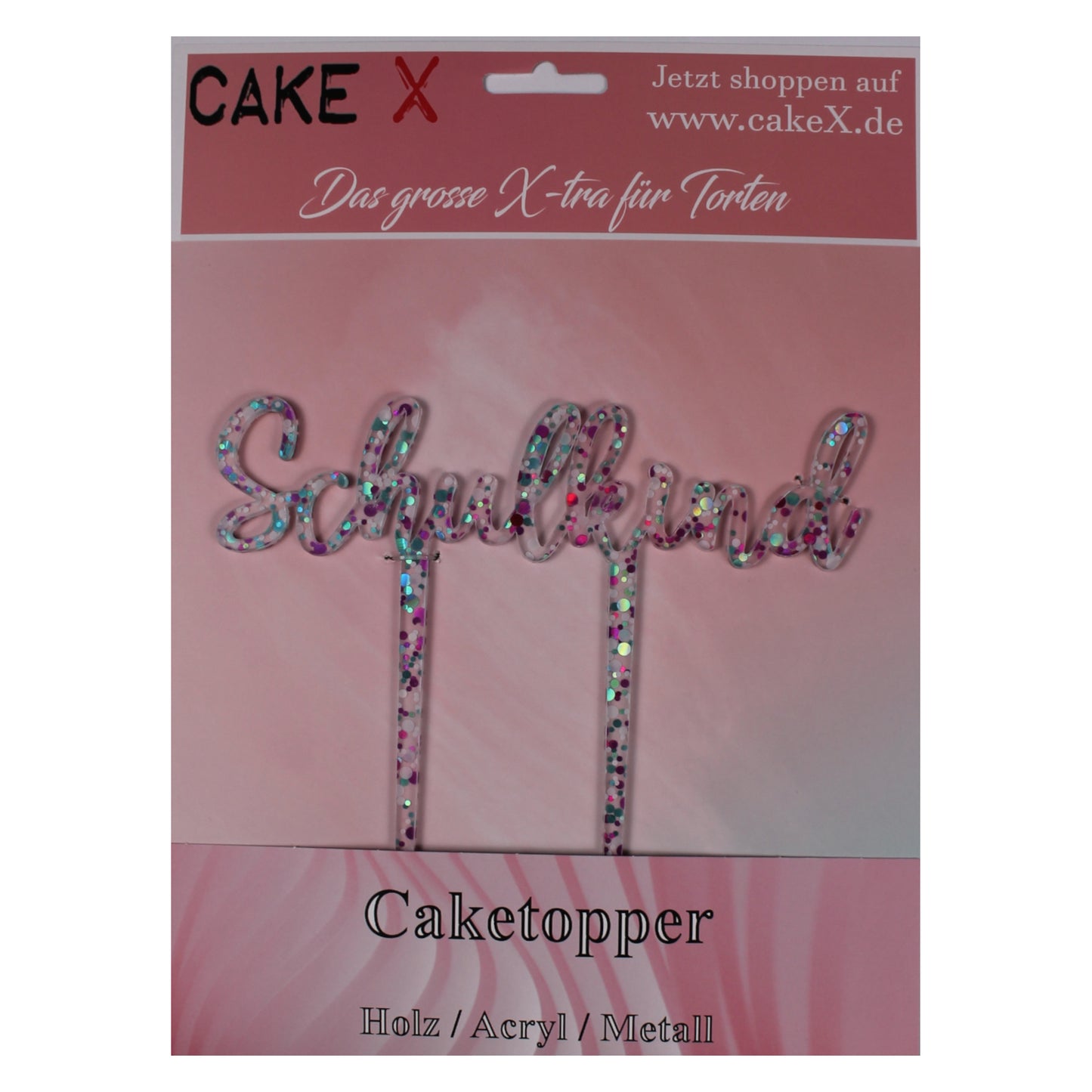 Schulkind pink gepunktet