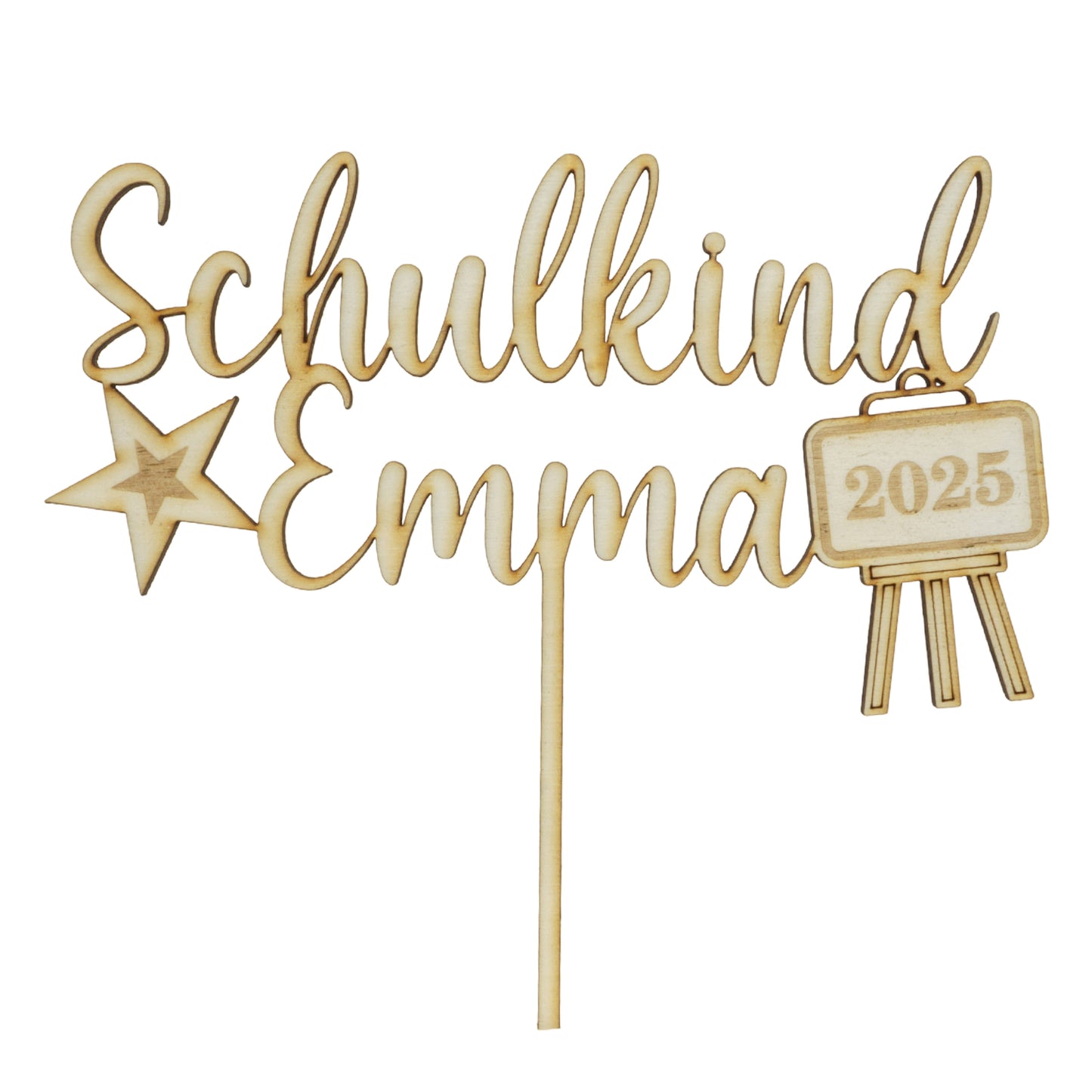 Personalisierte Schulkind Caketopper