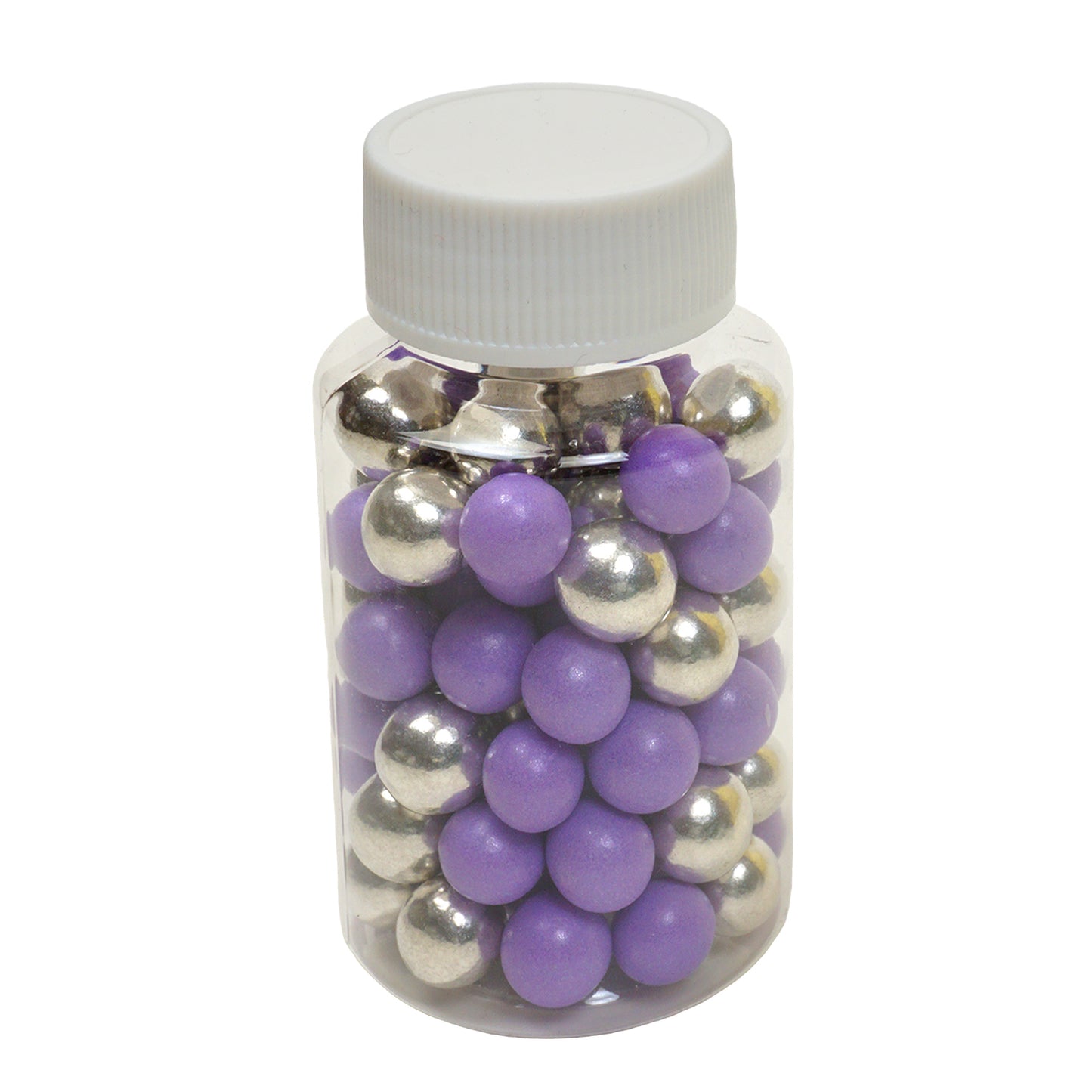 Zuckerperlen 10mm, Mix „Violett“ 80g