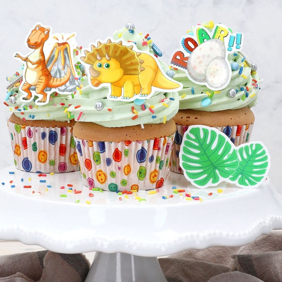 Wafer Paper Dinosaurier 16 Stück vorgestanzt