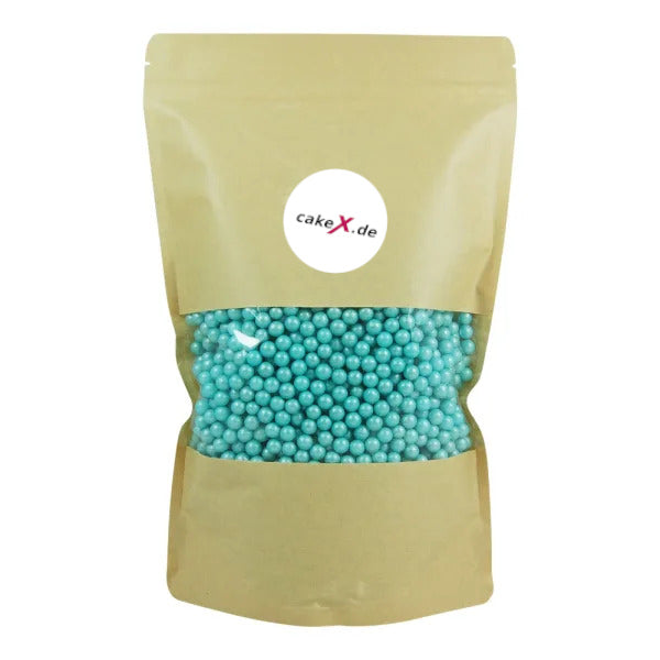 Zuckerperlen 7mm 100g türkis