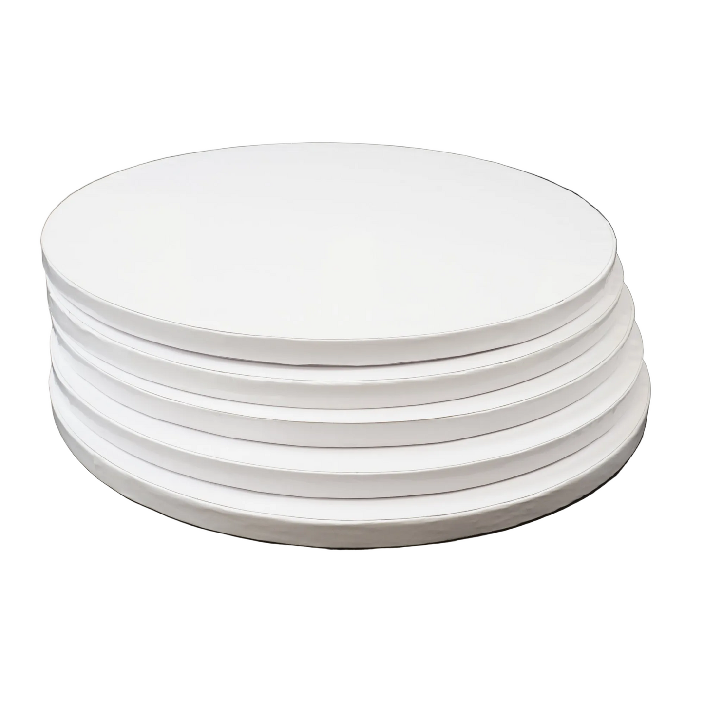 5 x Cakeboard 35cm 12mm in Weiß ( glatter Rand )