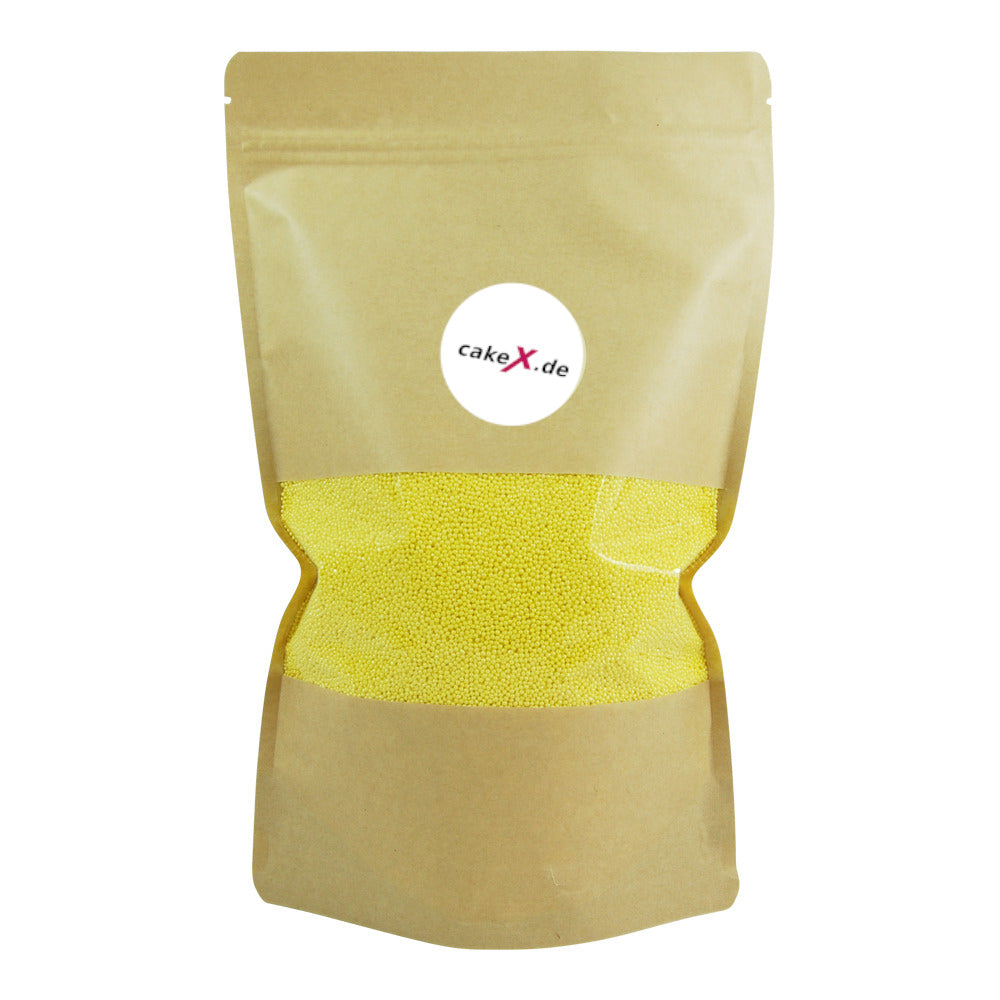 Zuckerperlen Nonpareilles 100g gelb