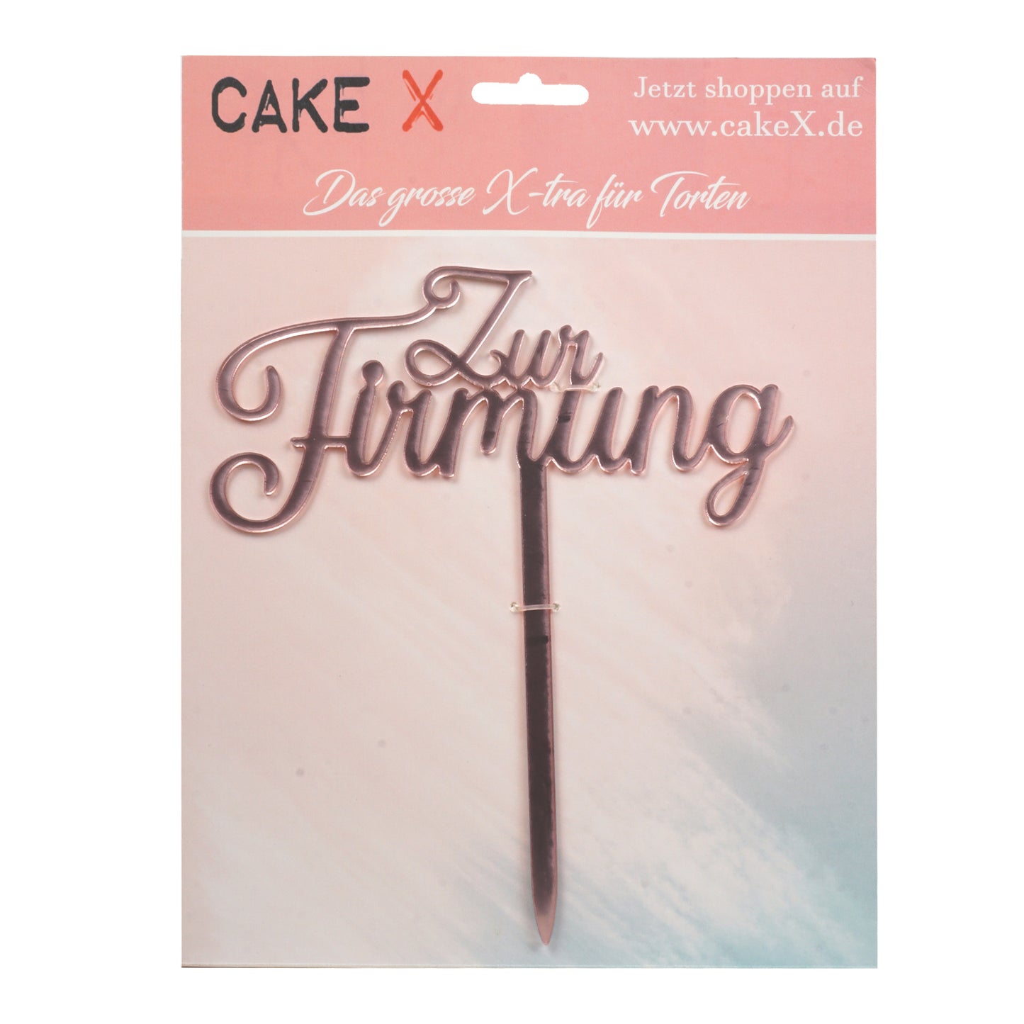 Zur Firmung Kuchenstecker / Verschiedene Materialien