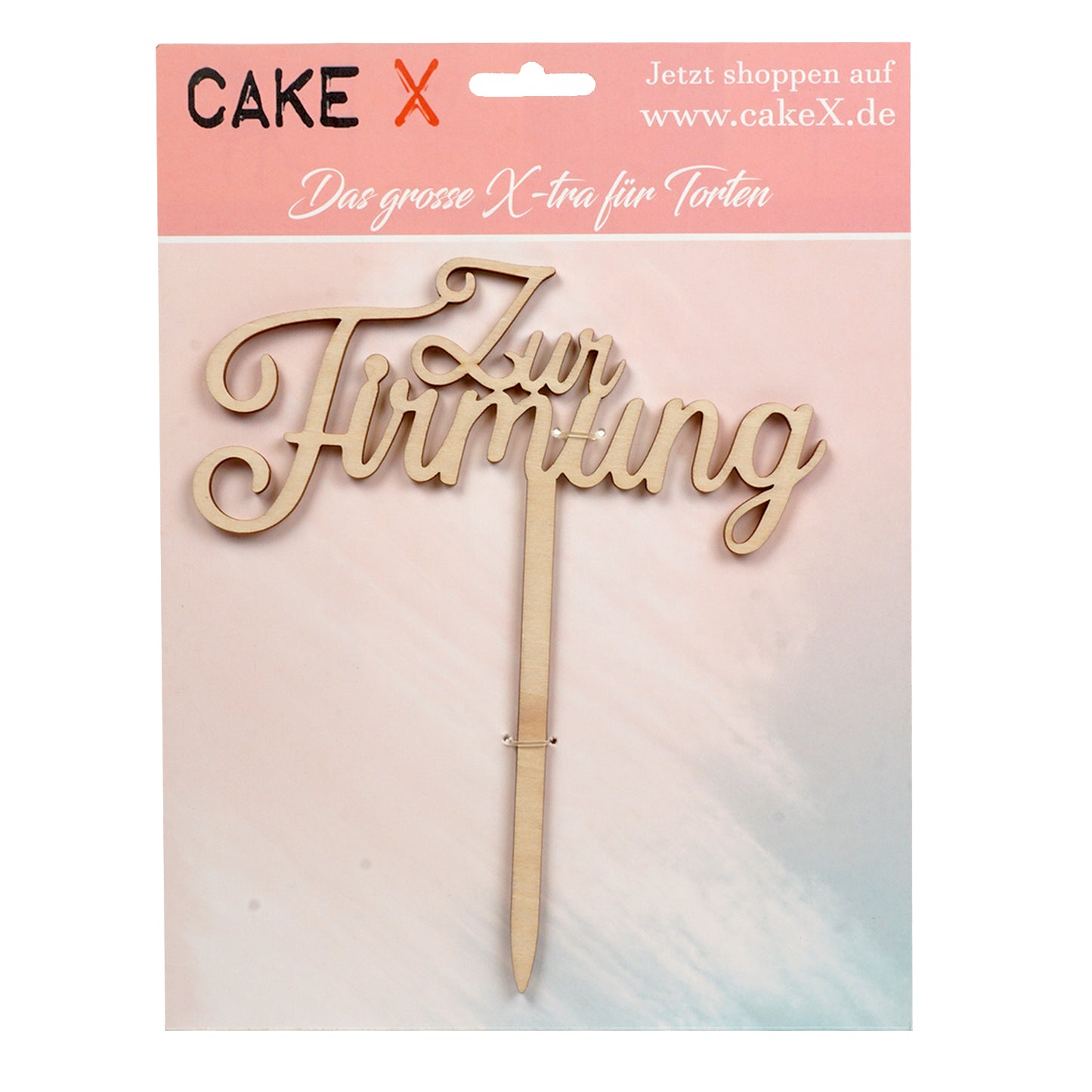 Zur Firmung Kuchenstecker / Verschiedene Materialien