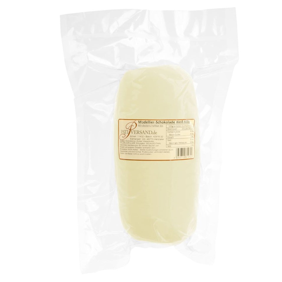 Modellier-Schokolade weiß 600g